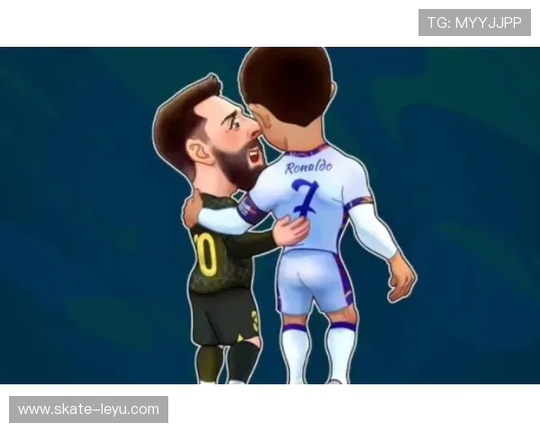 C罗与梅西卡通化形象完美融合，展现足球传奇风采